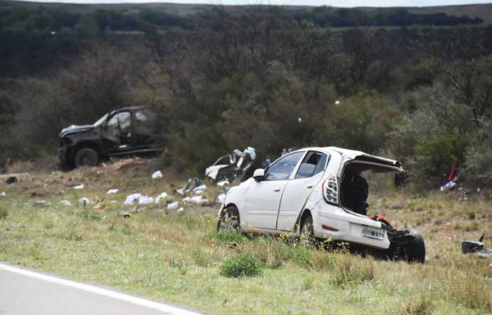 Una mujer murió en un choque frontal sobre la Ruta Nacional 35