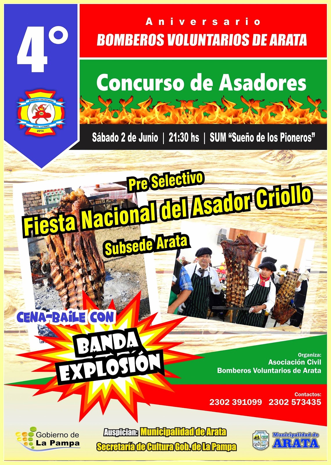 4 ANIVERSARIO BOMBEROS ARATA